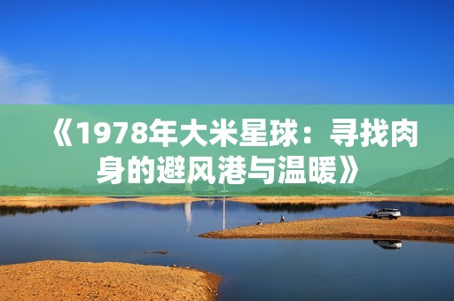 《1978年大米星球：寻找肉身的避风港与温暖》