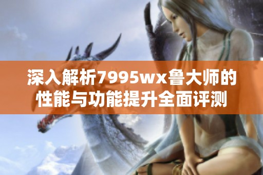 深入解析7995wx鲁大师的性能与功能提升全面评测