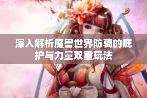 深入解析魔兽世界防骑的庇护与力量双重玩法