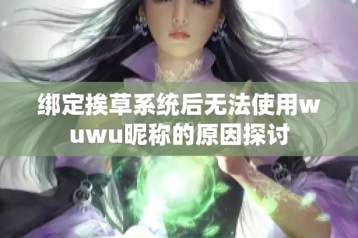 绑定挨草系统后无法使用wuwu昵称的原因探讨