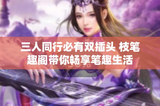 三人同行必有双插头 枝笔趣阁带你畅享笔趣生活