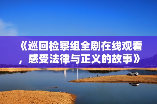 《巡回检察组全剧在线观看，感受法律与正义的故事》