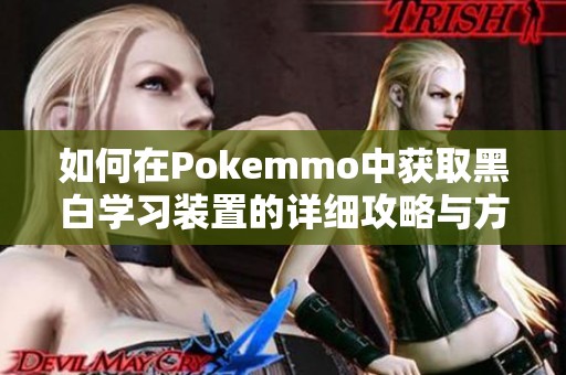 如何在Pokemmo中获取黑白学习装置的详细攻略与方法