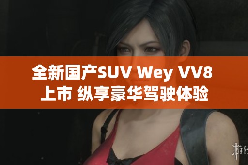 全新国产SUV Wey VV8 上市 纵享豪华驾驶体验