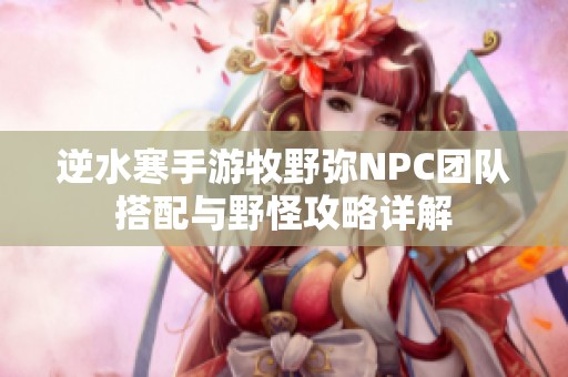 逆水寒手游牧野弥NPC团队搭配与野怪攻略详解