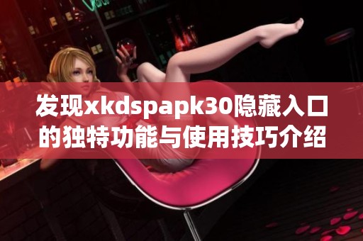 发现xkdspapk30隐藏入口的独特功能与使用技巧介绍