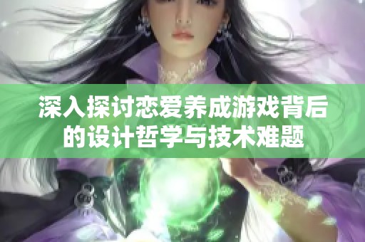 深入探讨恋爱养成游戏背后的设计哲学与技术难题