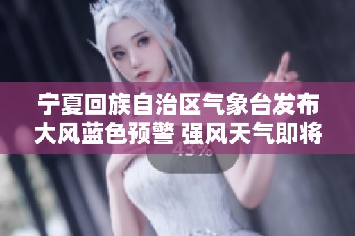宁夏回族自治区气象台发布大风蓝色预警 强风天气即将来袭