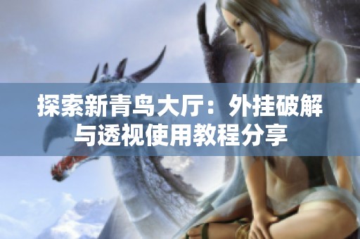 探索新青鸟大厅：外挂破解与透视使用教程分享