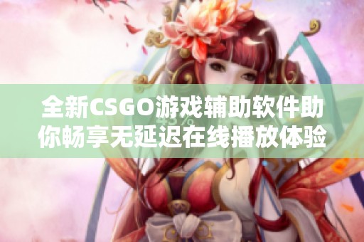 全新CSGO游戏辅助软件助你畅享无延迟在线播放体验