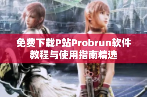 免费下载P站Probrun软件教程与使用指南精选