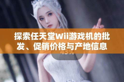 探索任天堂Wii游戏机的批发、促销价格与产地信息