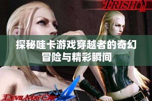 探秘哇卡游戏穿越者的奇幻冒险与精彩瞬间