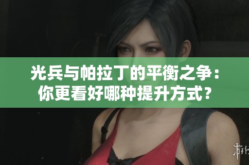 光兵与帕拉丁的平衡之争：你更看好哪种提升方式？