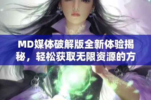 MD媒体破解版全新体验揭秘，轻松获取无限资源的方法