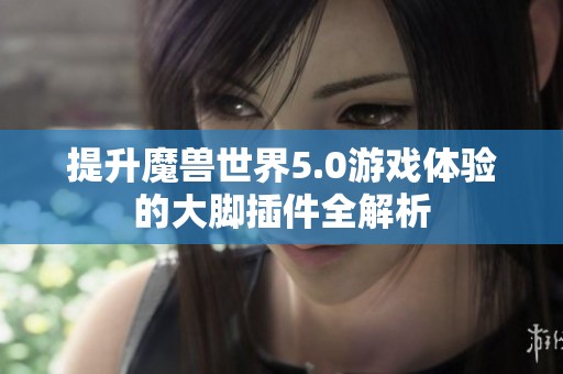 提升魔兽世界5.0游戏体验的大脚插件全解析
