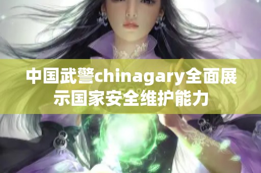 中国武警chinagary全面展示国家安全维护能力